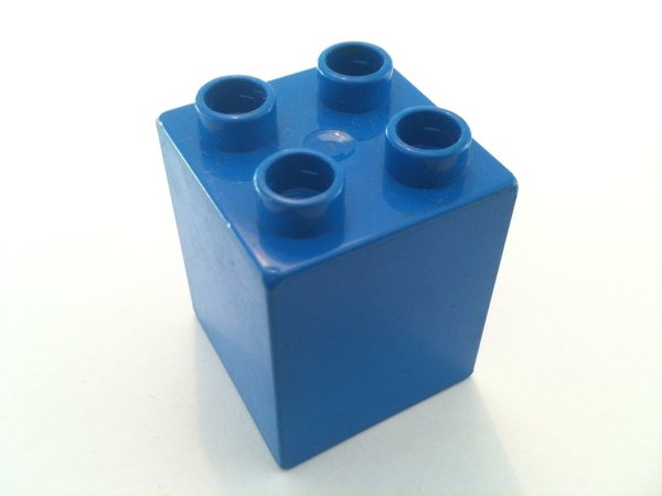 Lego Duplo Baustein 2x2x2 blau
