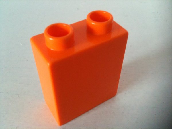 Lego Duplo Baustein 1x2x2 orange