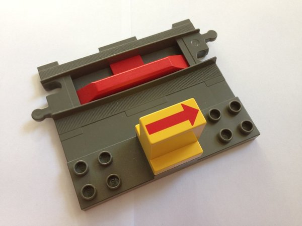Lego Duplo Eisenbahn-Gleis Start-Stop
