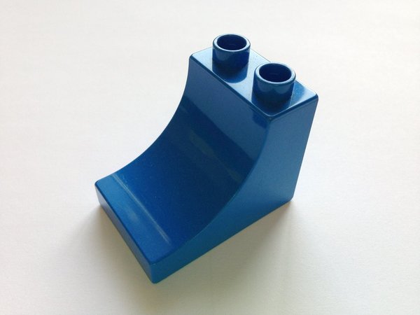 Lego Duplo Baustein 2x3x2 mit Ausbuchtung, blau