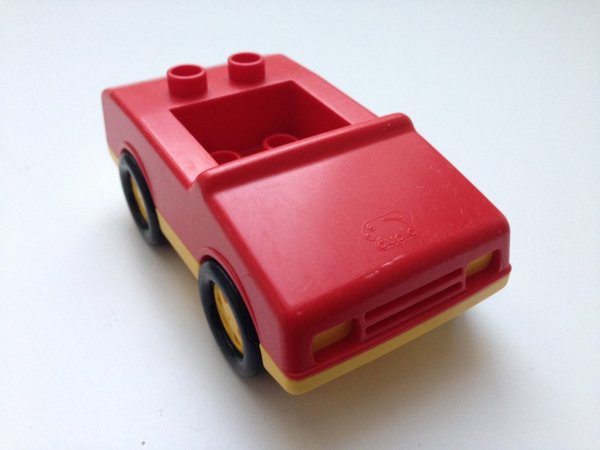 Lego Duplo Auto rot-gelb_1