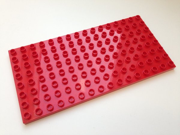 Lego Duplo Bauplatte 8x16 rot