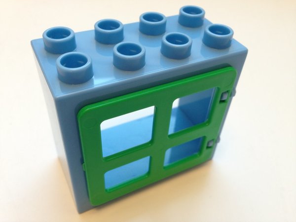 Lego Duplo Fenster hellblau-grün