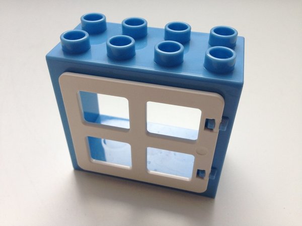 Lego Duplo Fenster hellblau-weiß