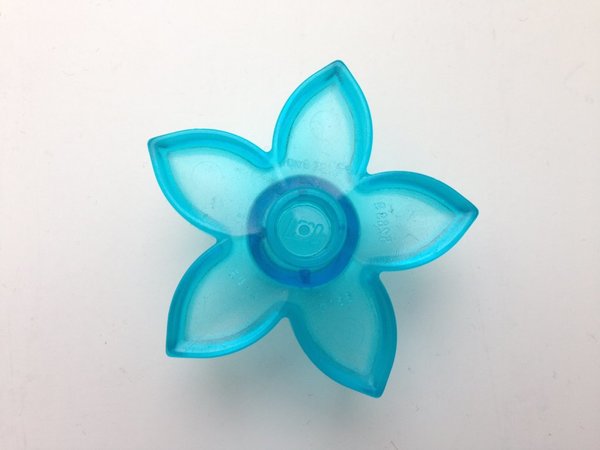 Lego Duplo Blume transparent hell-blau