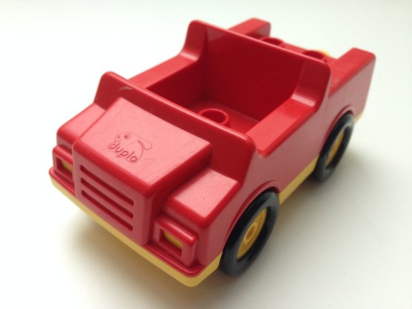 Lego Duplo Auto rot-gelb_2