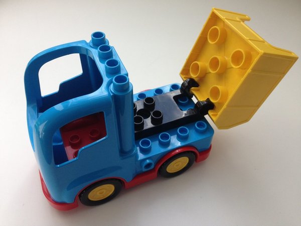 Lego Duplo kleiner LKW blau-gelb-rot