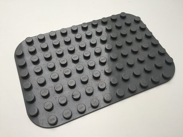Lego Duplo Bauplatte 8x12 grau