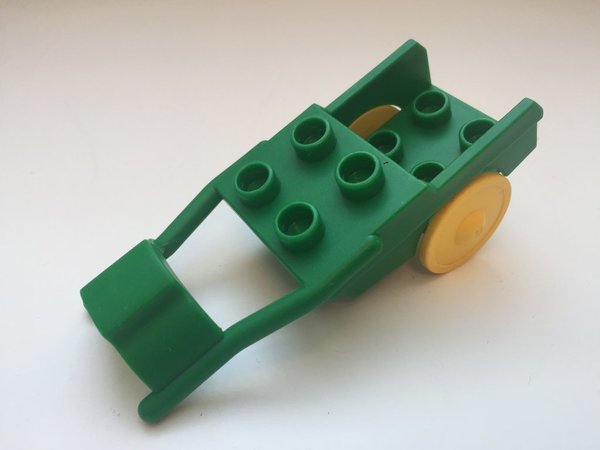 Lego Duplo kleine Pferdekutsche in grün-gelb