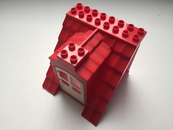 Lego Duplo Dach mit Seitenwänden & Tür_9