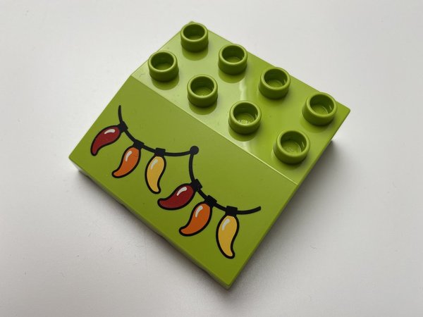 Lego Duplo Markise / Vordach Lampions limetten-grün