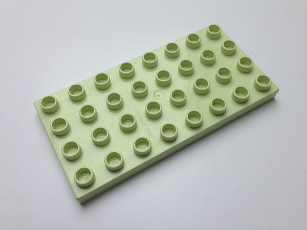 Lego Duplo Bauplatte 4x8 mint-grün